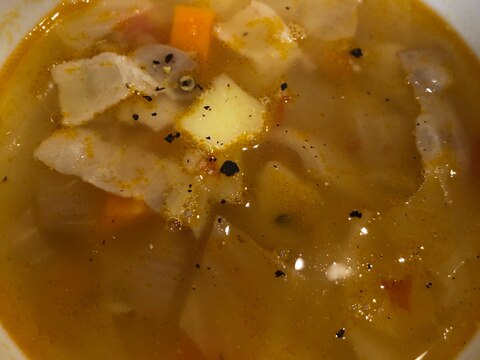 野菜とベーコンのスープ♪ 作り置きもアレンジもOK
